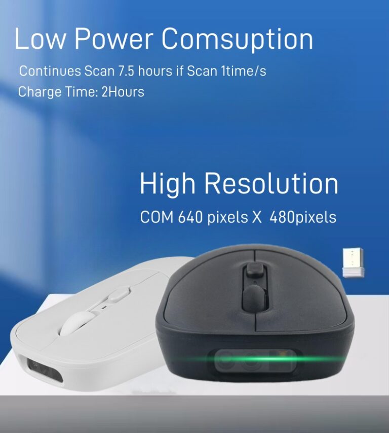 Creative Wireless Mouse 2D Barcode Scanner, Multi-function Wireless ...